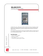 ADC GSM Base Transceiver Station UltraWAVE BTS Specification Sheet предпросмотр