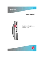 ADC HiGain HLU-200 User Manual preview