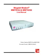 Предварительный просмотр 1 страницы ADC MM701G2 User Manual