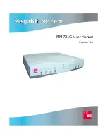 ADC Modem MM701G User Manual предпросмотр