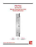 ADC PG-Flex FRL-842 Manual preview