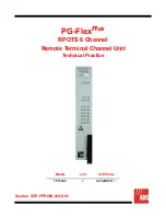 ADC PG-FlexPlus FPR-806 Manual preview