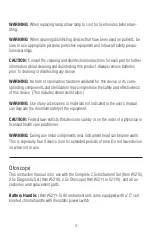 Preview for 4 page of ADC Proscope 2.5V Use, Care & Maintenance