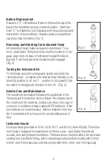 Preview for 5 page of ADC Proscope 2.5V Use, Care & Maintenance