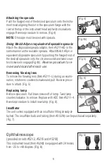 Preview for 6 page of ADC Proscope 2.5V Use, Care & Maintenance