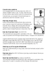 Preview for 7 page of ADC Proscope 2.5V Use, Care & Maintenance