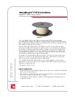 ADC RealFlex Drop Cables Specification Sheet preview