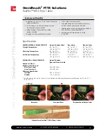 Предварительный просмотр 2 страницы ADC RealFlex Drop Cables Specification Sheet