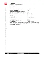 Preview for 2 page of ADC TrueNet Termination Block Brochure