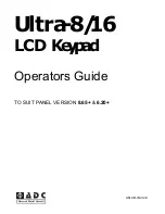 ADC Ultra-8/16 Operator'S Manual preview