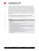 Предварительный просмотр 2 страницы ADC UltraWave Micro BTS Specification Sheet