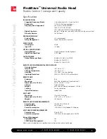 Предварительный просмотр 7 страницы ADC Universal Radio Head FlexWave Specification Sheet