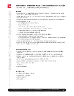 Preview for 2 page of ADC UTP Switchboard Cable Specification Sheet