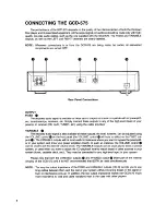 Preview for 6 page of Adcom GCD-575 User Manual