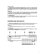 Preview for 7 page of Adcom GCD-575 User Manual