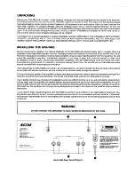 Preview for 4 page of Adcom GFA-545II Owner'S Manual