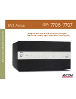 Preview for 1 page of Adcom GFA 7705 Brochure