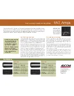 Preview for 2 page of Adcom GFA 7705 Brochure