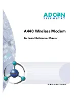 Adcon A440 Technical Reference Manual предпросмотр