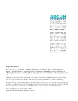 Preview for 2 page of Adcon A725 addSDI User Manual