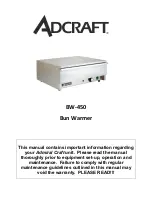 Adcraft BW-450 Quick Start Manual preview