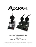 Adcraft BWM-7/R Instruction Manual preview