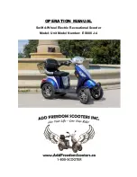 Предварительный просмотр 1 страницы Add Freedom Scooters Swift ES008 J-4 Operation Manual