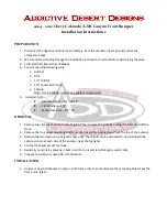 Preview for 1 page of ADD 2004 - 2012 Chevy Colorado/GMC Canyon Installation Instructions