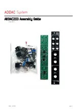 Предварительный просмотр 2 страницы ADDAC System ADDAC203 REV.02 Assembly Manual