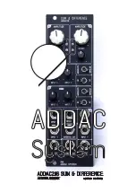 ADDAC System ADDAC216 Sum & Difference Assembly Manual предпросмотр