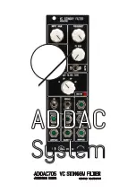 Preview for 1 page of ADDAC System ADDAC705 Assembly Manual