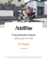 AddBike U-Cargo Functional Check Instructions preview