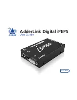 Предварительный просмотр 1 страницы ADDER AdderLink Digital iPEPS User Manual