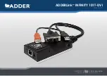 ADDER ADDERLink INFINITY 101T-DVI User Manual предпросмотр