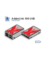 Предварительный просмотр 1 страницы ADDER AdderLink X50 USB User Manual