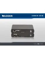 ADDER AdderLink XD150 User Manual preview