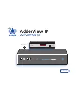 Предварительный просмотр 1 страницы ADDER AdderView IP Overview Manual