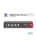 ADDER AdderView Secure AVSC1102 User Manual preview