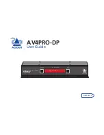 ADDER AV4PRO-DP User Manual предпросмотр