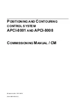 Addi-Data APCI-8001 Commissioning Manual preview