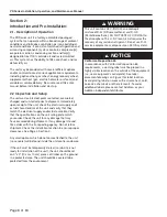 Preview for 8 page of Addison PR 036 Series Installation, Operation And Maintenance Manual