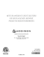 Preview for 84 page of Addison PR 036 Series Installation, Operation And Maintenance Manual