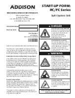 Предварительный просмотр 57 страницы Addison RC/FC Series Installation Operation & Maintenance