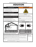 Preview for 74 page of Addison UHAS 150 Installation, Operation & Service Manual