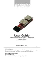 Preview for 1 page of Addonics Technologies AD5PUSBA User Manual