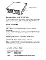 Предварительный просмотр 2 страницы Addonics Technologies AE6CF User Manual