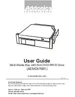 Addonics Technologies AEMDVRBY User Manual preview