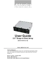 Preview for 1 page of Addonics Technologies AESN4DA25-N User Manual