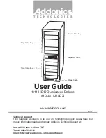 Предварительный просмотр 1 страницы Addonics Technologies HDUS11325DX User Manual