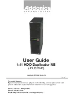 Addonics Technologies HDUS11NB User Manual предпросмотр